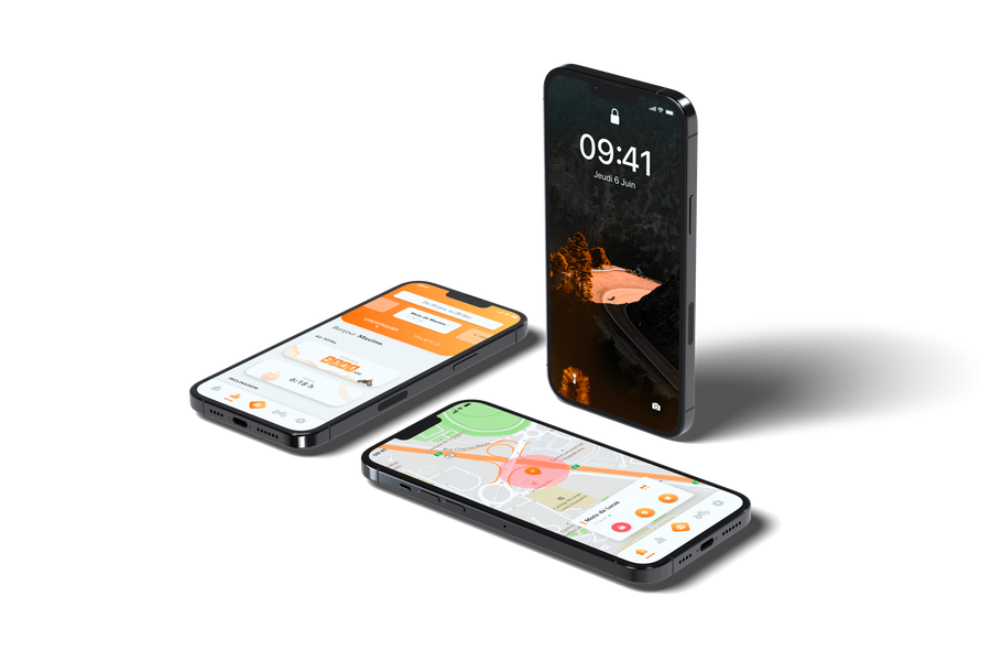 3 portables de l'application