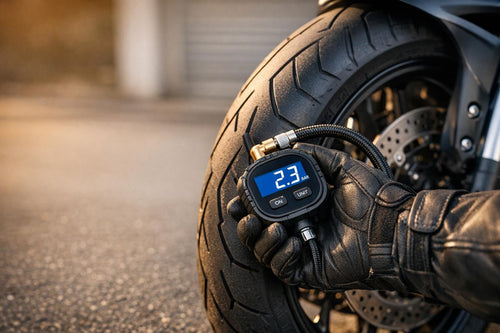 Analyseur de Pression des Pneus Moto