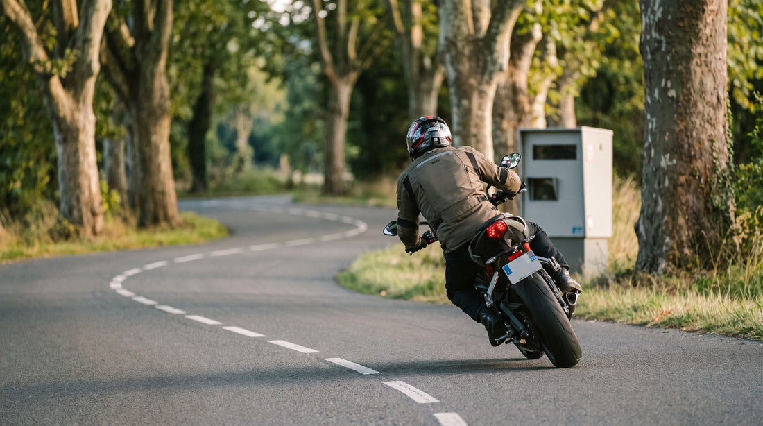 Flashé par l'arrière à moto : pourquoi vous ne perdez aucun point