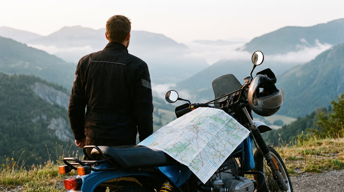 Créer un road book moto en France avec GeoRide