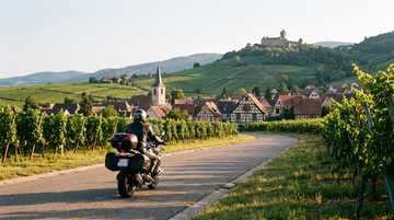 Les meilleurs endroits pour une sortie moto en Bas Rhin.