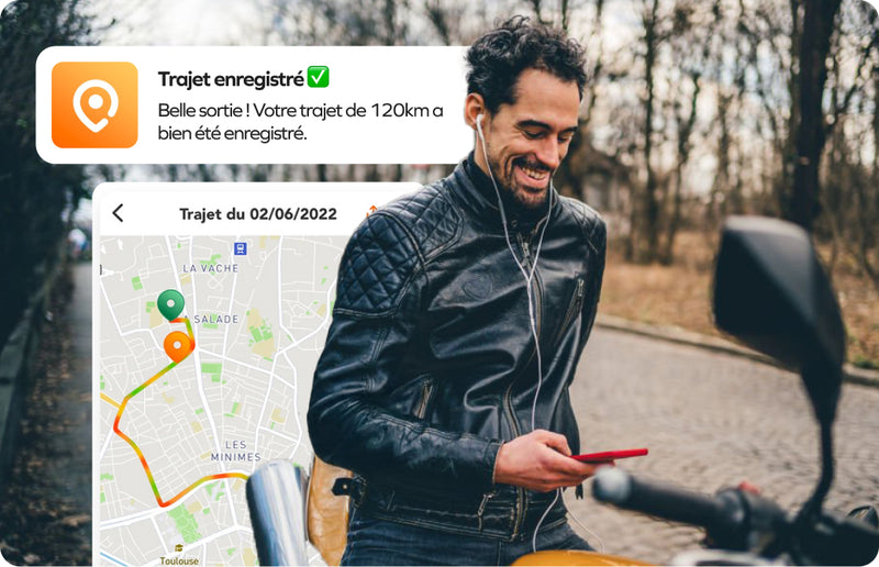Vos balades enregistrées et partageables